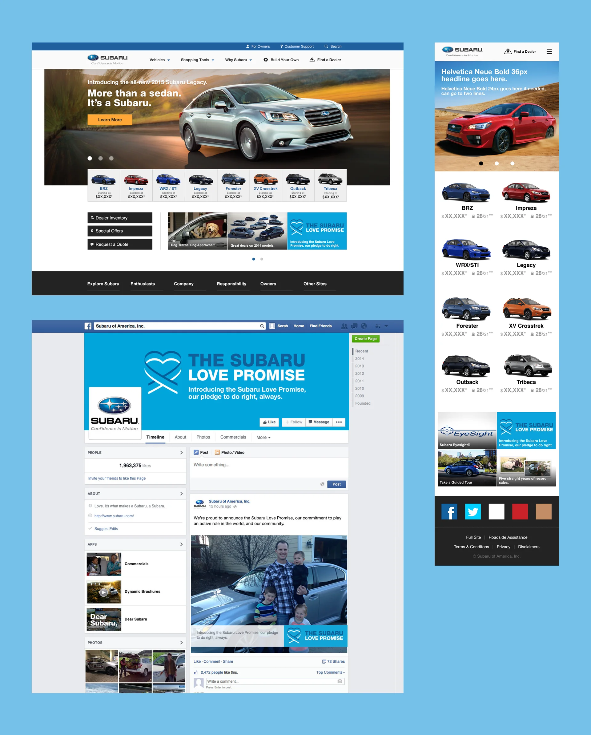 Subaru: Love Promise Campaign